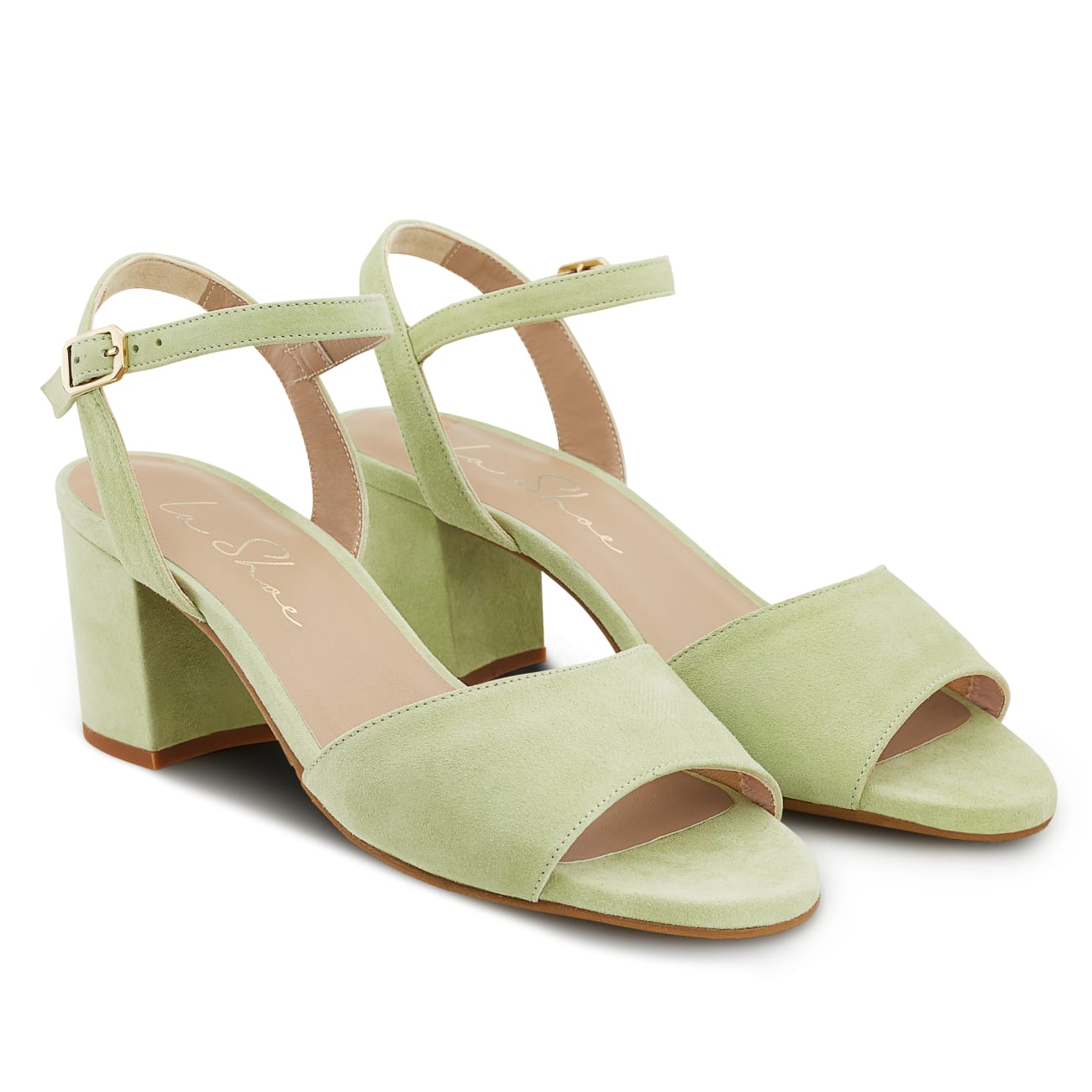 Sandale Classy Hellgrün – modischer und bequemer Schuh für Hallux valgus und empfindliche Füße von LaShoe.de
