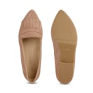 Femininer Loafer Classic Nude – modischer und bequemer Schuh für Hallux valgus und empfindliche Füße von LaShoe.de