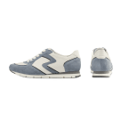Premium Sneaker Colourline Weiß/Hellblau – modischer und bequemer Schuh für Hallux valgus und empfindliche Füße von LaShoe.de