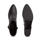 Stiefelette mit Absatz und runder Schnalle Schwarz – modischer und bequemer Schuh für Hallux valgus und empfindliche Füße von LaShoe.de