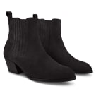 Western-Stiefelette Chelsea Style Schwarz – modischer und bequemer Schuh für Hallux valgus und empfindliche Füße von LaShoe.de