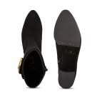 Stiefelette mit großer Schnalle Schwarz – modischer und bequemer Schuh für Hallux valgus und empfindliche Füße von LaShoe.de