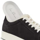 Sneaker Retro mit Curly Fleece Schwarz – modischer und bequemer Schuh für Hallux valgus und empfindliche Füße von LaShoe.de