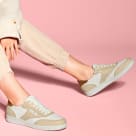 Sneaker Tennis Style Weiß – modischer und bequemer Schuh für Hallux valgus und empfindliche Füße von LaShoe.de