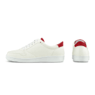 Conscious Sneaker Creme/Rot – modischer und bequemer Schuh für Hallux valgus und empfindliche Füße von LaShoe.de