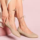 Ballerina Dancer Powder Pink – modischer und bequemer Schuh für Hallux valgus und empfindliche Füße von LaShoe.de