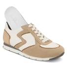 Premium Sneaker Colourline Weiß/Beige – modischer und bequemer Schuh für Hallux valgus und empfindliche Füße von LaShoe.de
