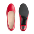 Pumps mit Softfußbett Rot – modischer und bequemer Schuh für Hallux valgus und empfindliche Füße von LaShoe.de