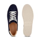Flat Sneaker Dressy Marine – modischer und bequemer Schuh für Hallux valgus und empfindliche Füße von LaShoe.de