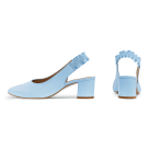 Pumps Sling Marshmallow Hellblau – modischer und bequemer Schuh für Hallux valgus und empfindliche Füße von LaShoe.de