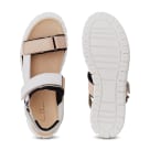 Sandale Trekking Weiß/Rosé – modischer und bequemer Schuh für Hallux valgus und empfindliche Füße von LaShoe.de
