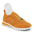 Sneaker Leder Classic Orange – modischer und bequemer Schuh für Hallux valgus und empfindliche Füße von LaShoe.de