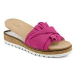 Pantolette mit Schleife Pink – modischer und bequemer Schuh für Hallux valgus und empfindliche Füße von LaShoe.de