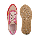 Sneaker Colourblocking Pink/Gelb – modischer und bequemer Schuh für Hallux valgus und empfindliche Füße von LaShoe.de