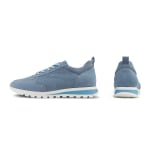 Sneaker Leder Classic Bleu – modischer und bequemer Schuh für Hallux valgus und empfindliche Füße von LaShoe.de