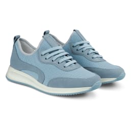 Soft Sneaker Materialmix Bleu