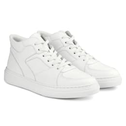 Plateau Sneaker Ankle Top Weiß