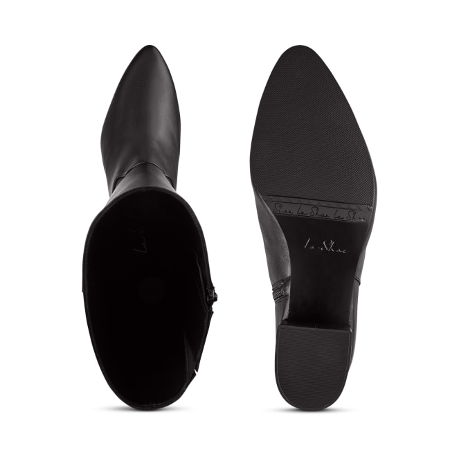 Vintage Stiefel Schwarz – modischer und bequemer Schuh für Hallux valgus und empfindliche Füße von LaShoe.de