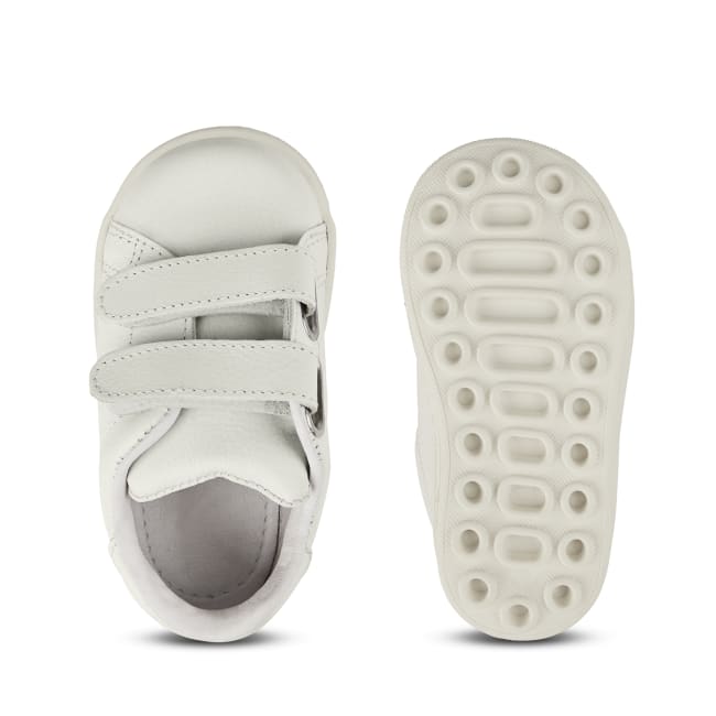 LaSchühchen Baby-Sneaker Weiß 20 – modischer und bequemer Schuh für Hallux valgus und empfindliche Füße von LaShoe.de