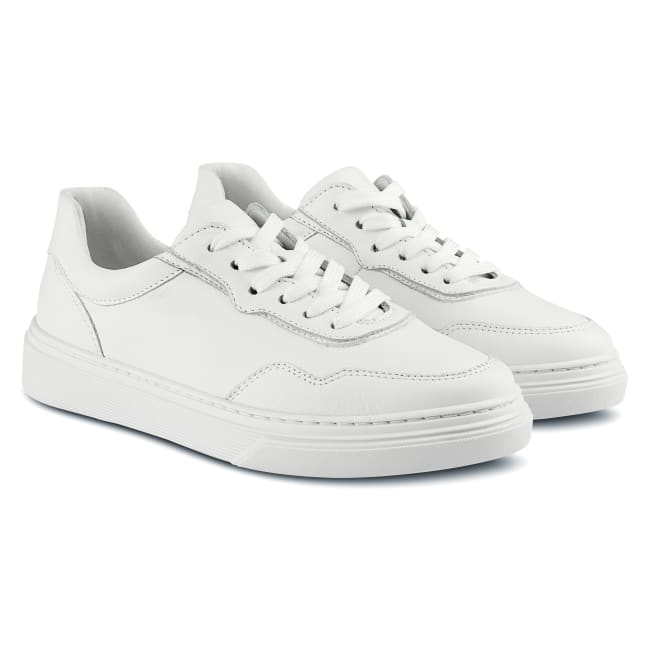Plateau Sneaker Weiß – modischer und bequemer Schuh für Hallux valgus und empfindliche Füße von LaShoe.de