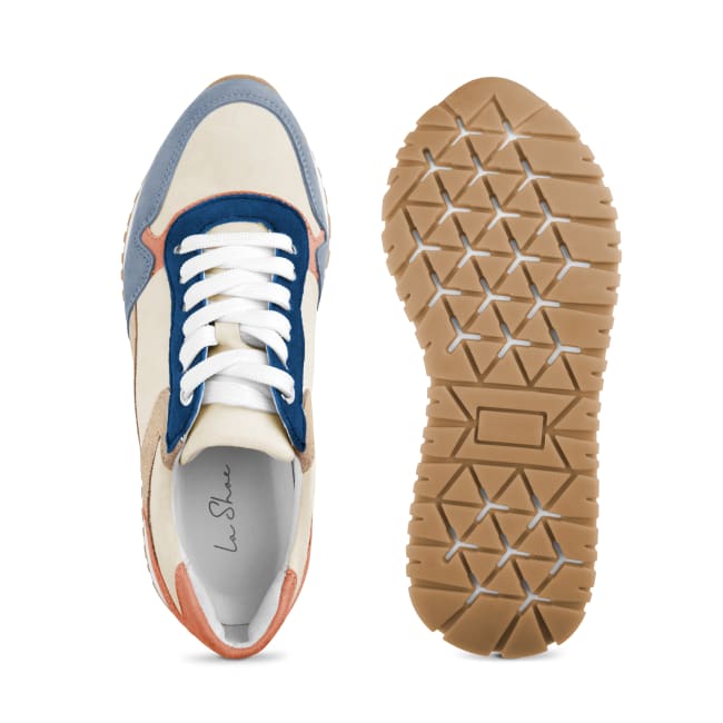 Sneaker Colourblocking Blau – modischer und bequemer Schuh für Hallux valgus und empfindliche Füße von LaShoe.de