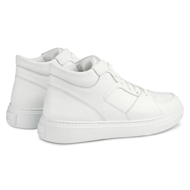 Plateau Sneaker Ankle Top Weiß – modischer und bequemer Schuh für Hallux valgus und empfindliche Füße von LaShoe.de