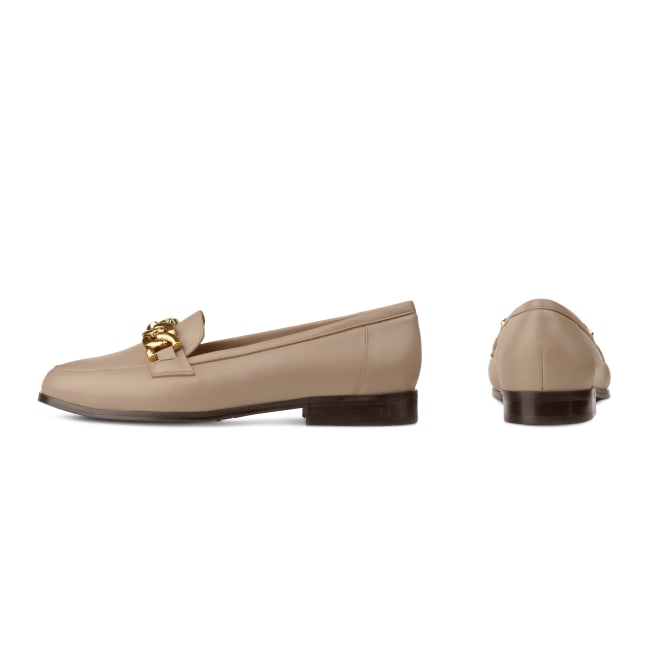 Loafer French Style Beige – modischer und bequemer Schuh für Hallux valgus und empfindliche Füße von LaShoe.de