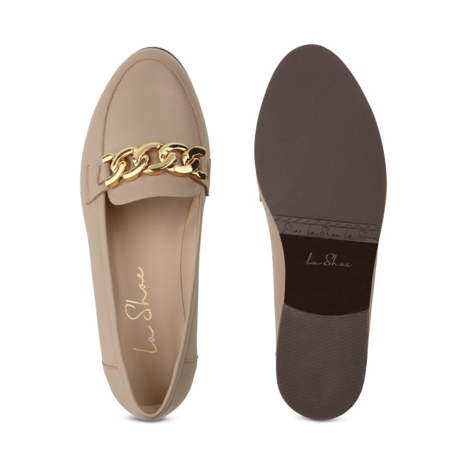 Loafer French Style Beige – modischer und bequemer Schuh für Hallux valgus und empfindliche Füße von LaShoe.de