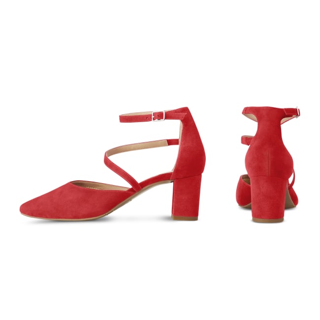 Pumps Ballroom Rot – modischer und bequemer Schuh für Hallux valgus und empfindliche Füße von LaShoe.de
