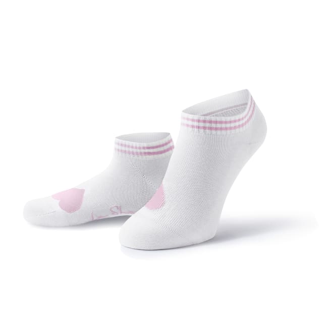 Sneaker Socken schwarz/weiß – modischer und bequemer Schuh für Hallux valgus und empfindliche Füße von LaShoe.de